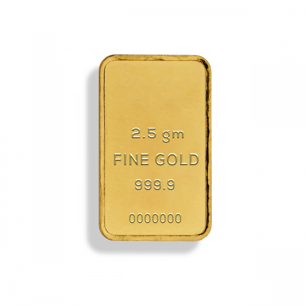 2.5 gm Gold Bar