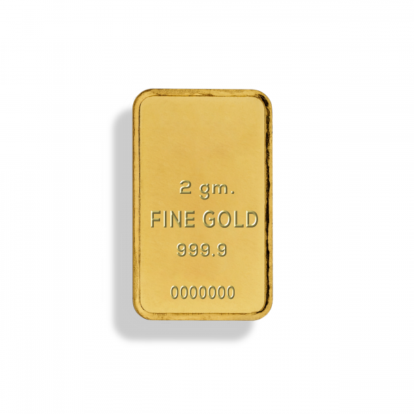 2 gm Gold Bar