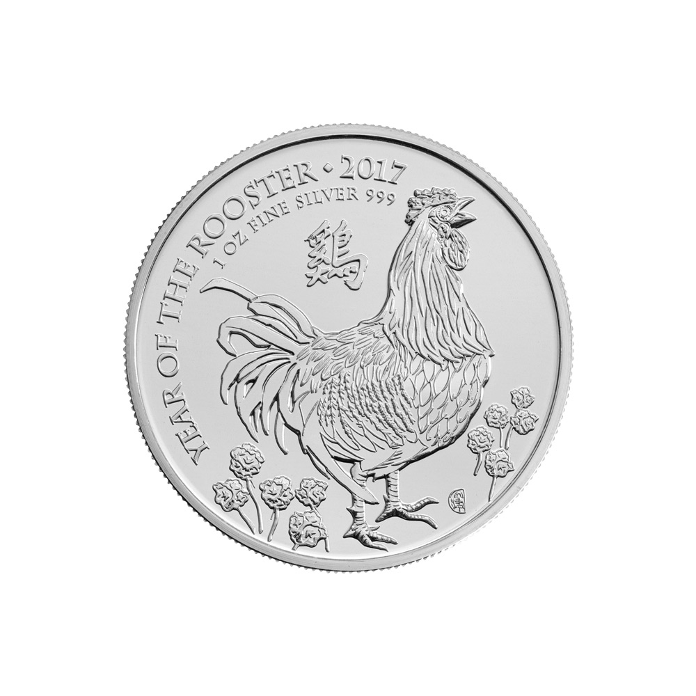British Silver Year Of The Rooster
