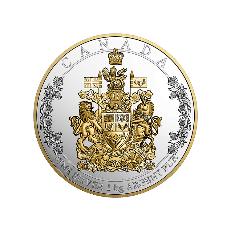 Canadian Silver Arms of Canada