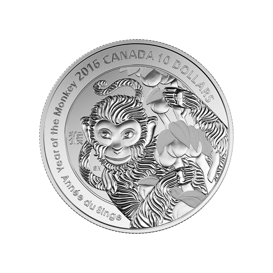 Canadian Silver Year of the Monkey