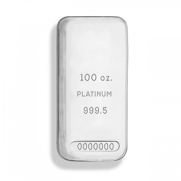 100 oz Platinum Bar